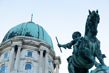 Fototapeta na wymiar Prince Eugene of Savoy's Equestrian Statue
