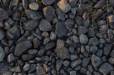 Stones on the beach