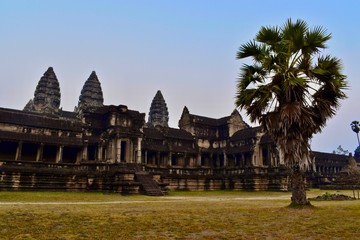 Morning light over Angkor Wat temple, Siem Reap, Cambodia 