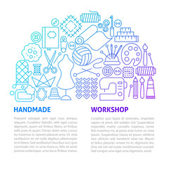 Handmade Workshop Line Template