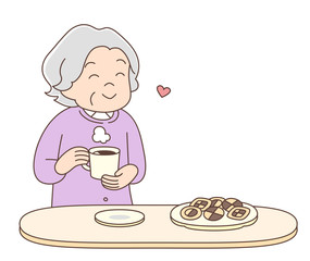 コーヒー_おばあちゃん1