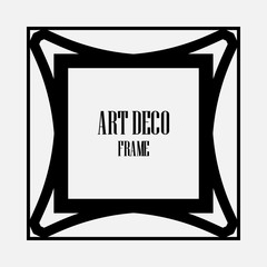 Art Deco border frame
