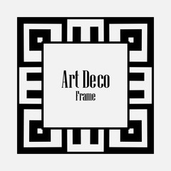 Art Deco border frame
