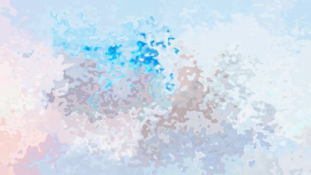 abstract animated twinking stained background seamless loop video - watercolor splotch effect - light soft blue, pink, gray and beige color