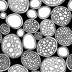 Vector pattern. Stylish structure of natural cells
