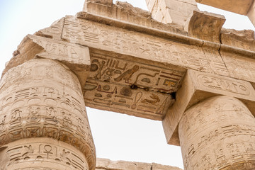 The temple in Karnak