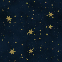 Starry sky. Seamless background.