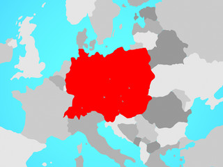 Central Europe on map