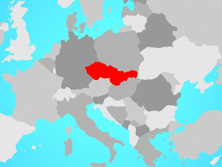 Czechoslovakia on map