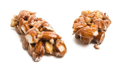 nut bar isolated