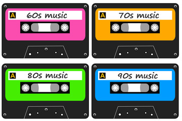 Retro Music Cassettes