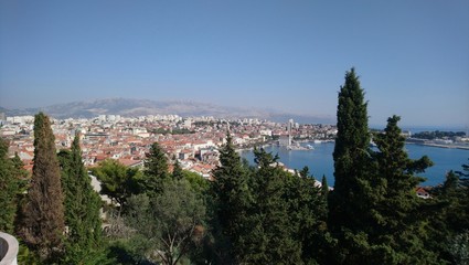 Fototapeta na wymiar Split en Croatie