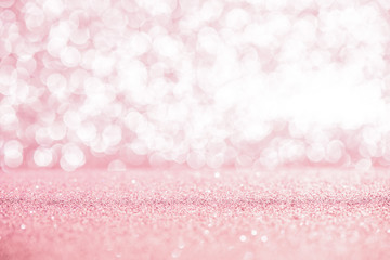 pink bokeh lights abstract background