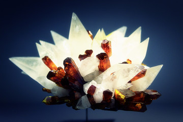 Orpiment et calcite