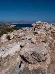 Ancient remains of Dorian city-state at Lato, NE Crete