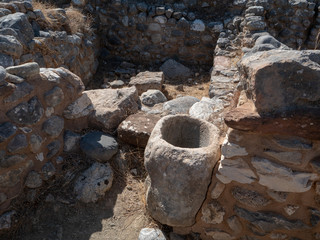Ancient remains of Dorian city-state at Lato, NE Crete © fotogenix