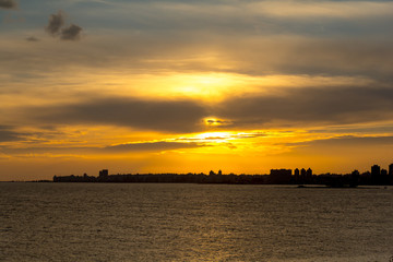 Cityscape in Montevideo, Uruguay