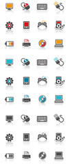 Electronic Icon set