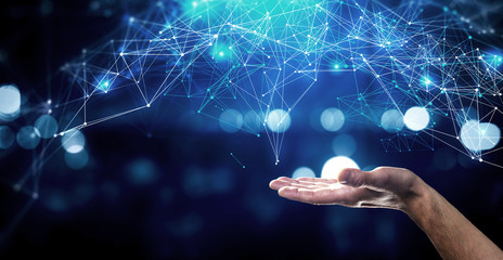 New technologies for connection. 3d rendering