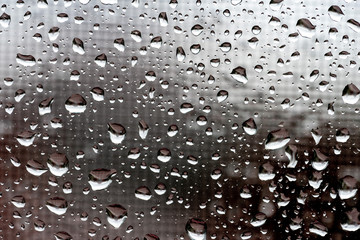 raindrops on the glass