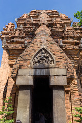 architectural details at The Po Nagar Towers Cham In Nha Trang, Vietnam