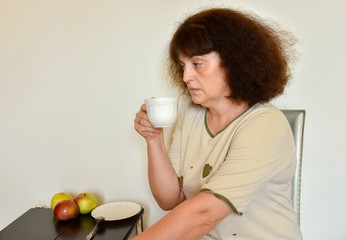 middle-aged woman