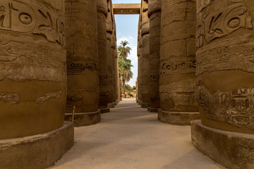 The temple in Karnak