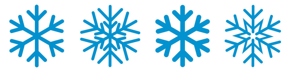 Obraz premium Snowflakes Set
