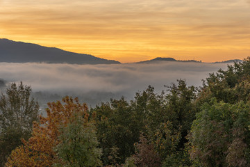 Nebbia in Garfagnana