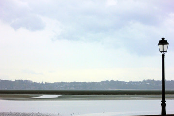 la baie de somme depuis le crotoy en picardie