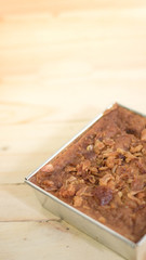 Thai desserts cooked rice casserole