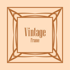 Art Deco Border Frame