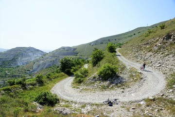 Fototapeta premium road in the mountains
