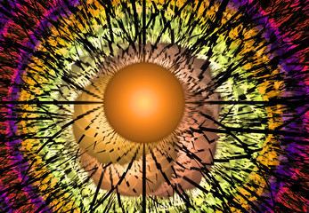 abstract fractal background