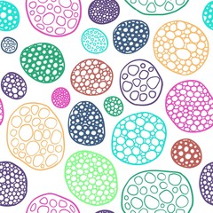 Vector pattern. Stylish structure of natural cells