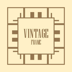 Art Deco Border Frame