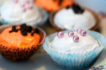 Cup Cakes on a Plate
