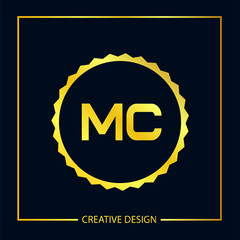 Initial Letter MC Logo Template Design Vector Illustration