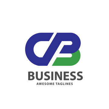 creative strong initial letter cb logo vector concept
