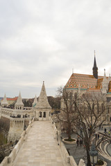 Fisherman's Bastion in Budapest on December 30, 2017.