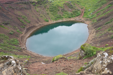 Kerið – Kratersee im Süd-Westen Islands
