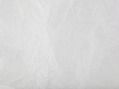Old White Crumpled Paper Sheet Background Texture