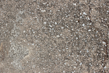 Asphalt concrete surface detail horizontal background uneven
