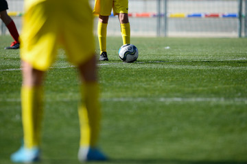 partido football categoria infantil día soleado © ttl.photos