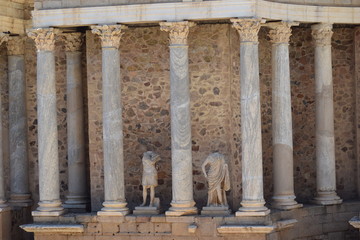 Naklejka premium Ruinas romanas, Mérida, España
