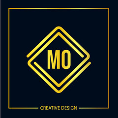Initial Letter MO Logo Template Design Vector Illustration