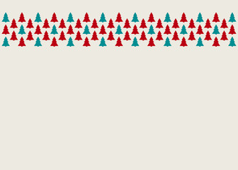 Obraz premium Background with Christmas trees. Vector.