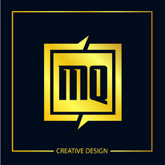 Initial Letter MQ Logo Template Design Vector Illustration