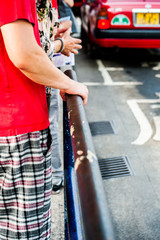 Obraz premium urban Taxi scene
