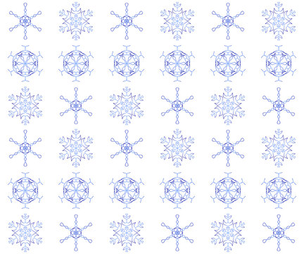 Snowflake Background 4